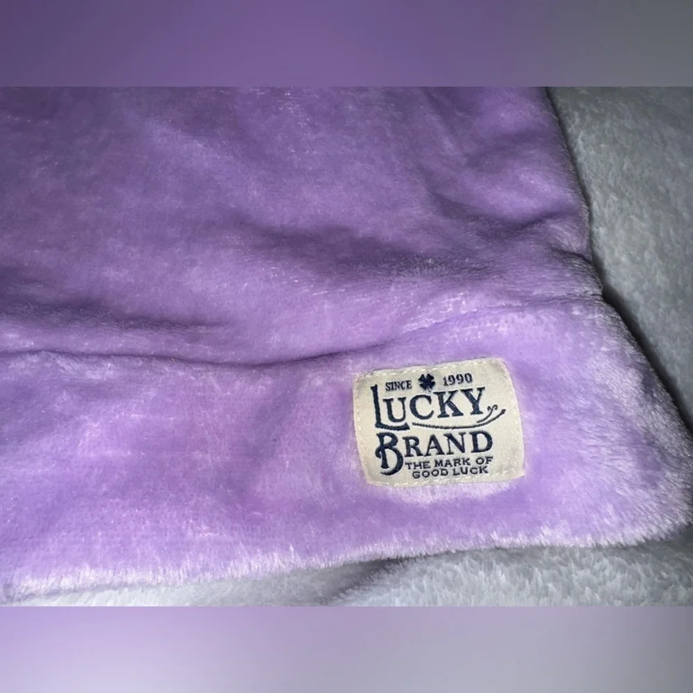 Lucky Brand Purple Fleece Jacket